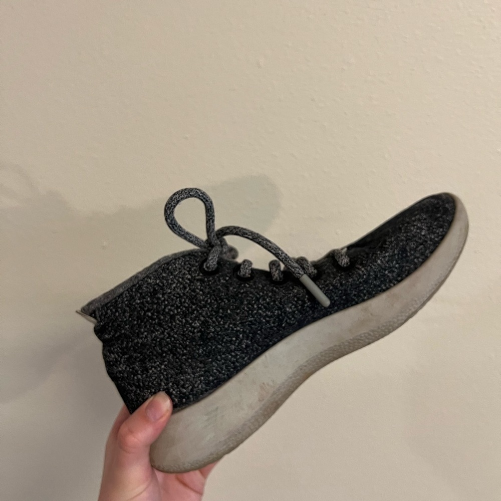 Allbirds Women's Wool Runner-up Mizzles in Natural Grey 8 - Picture 8 of 14